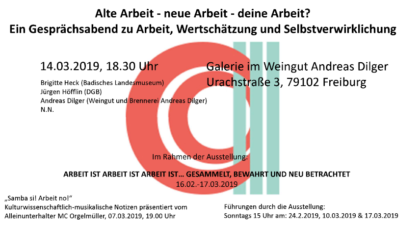 Diskussionsveranstaltung "Alte Arbeit – neue Arbeit – Deine Arbeit