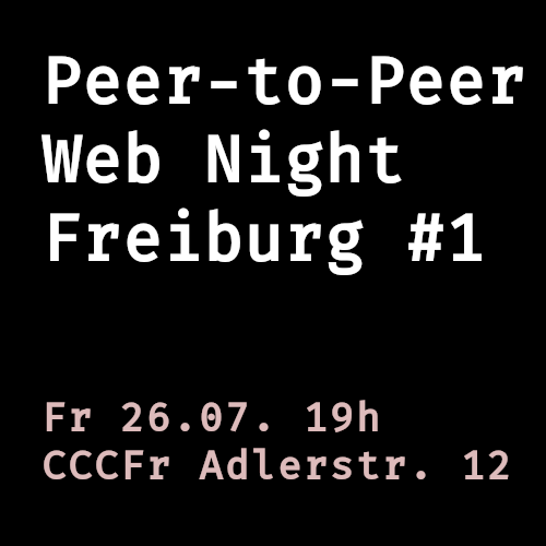 p2p web night freiburg #1