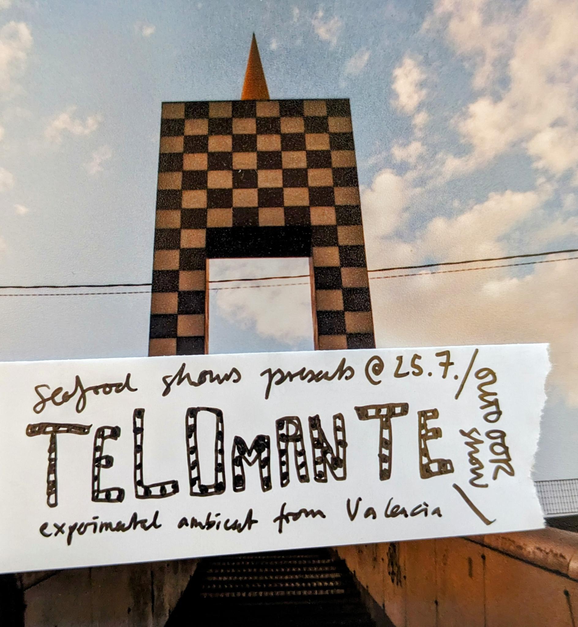 Telomante seafood shows Plakat