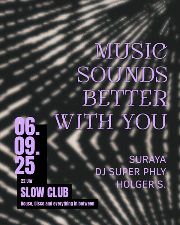 MUSIC SOUNDS BETTER WITH YOU