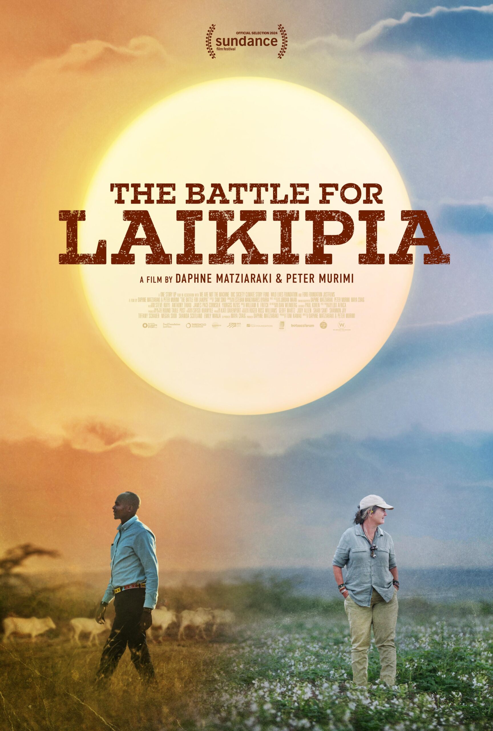 Das Poster zum Film: Es sind zwei Menschen auf einem Feld unter einer großen Sonne zu sehen