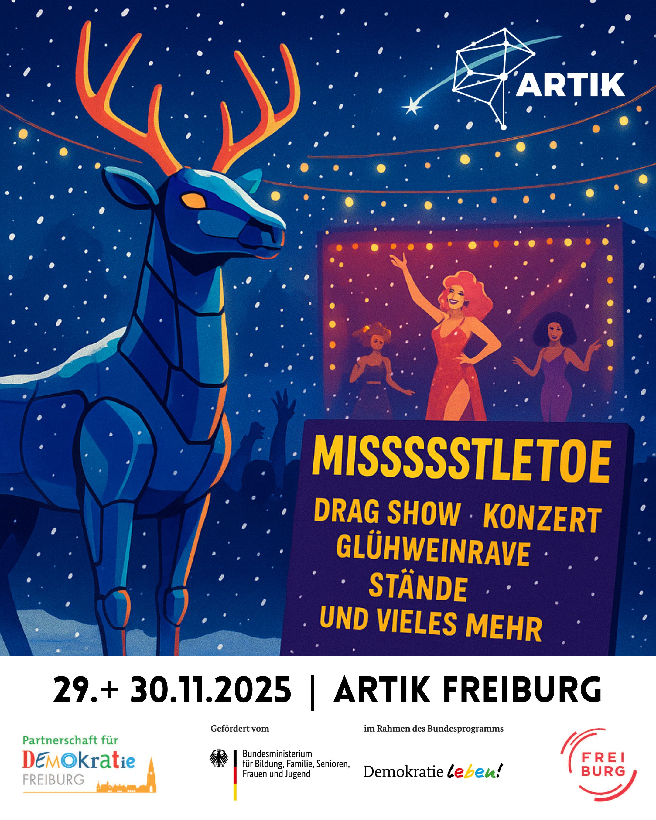 Missssstletoe Veranstaltungsplakat