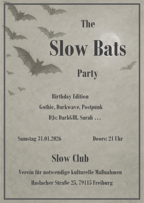 The Slow Bats Party