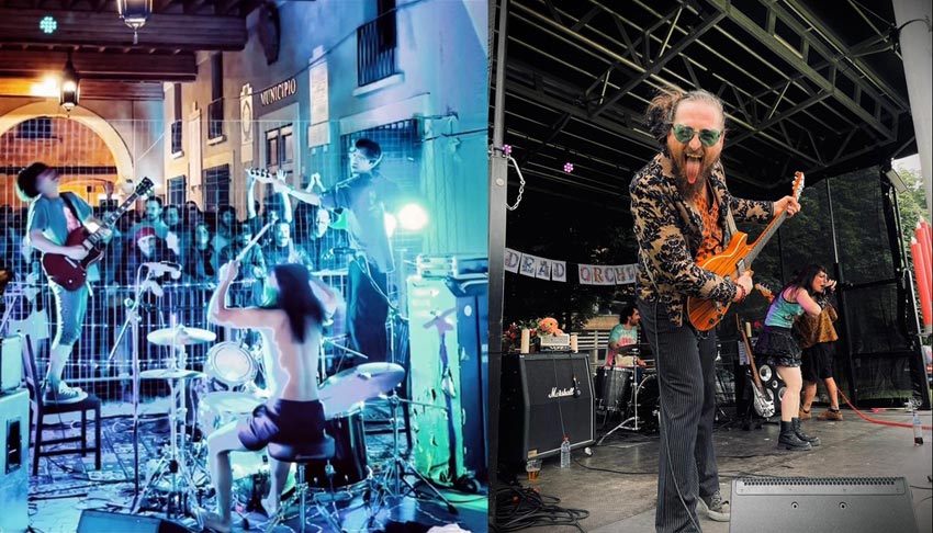 GREEN MILK FROM THE PLANET ORANGE + THE DEAD ORCHIDS 