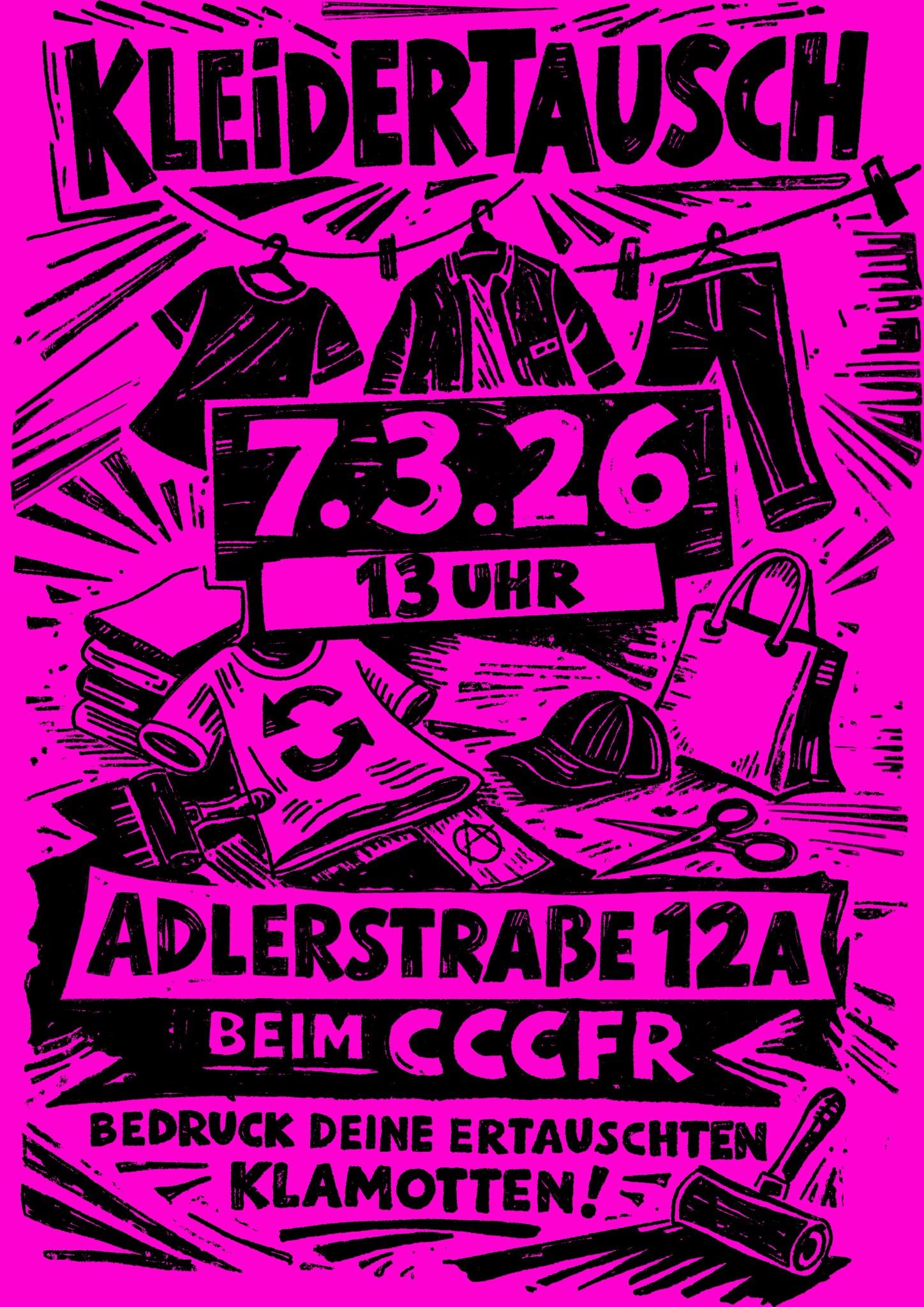 Kleidertausch CCCFr 7.3.2026