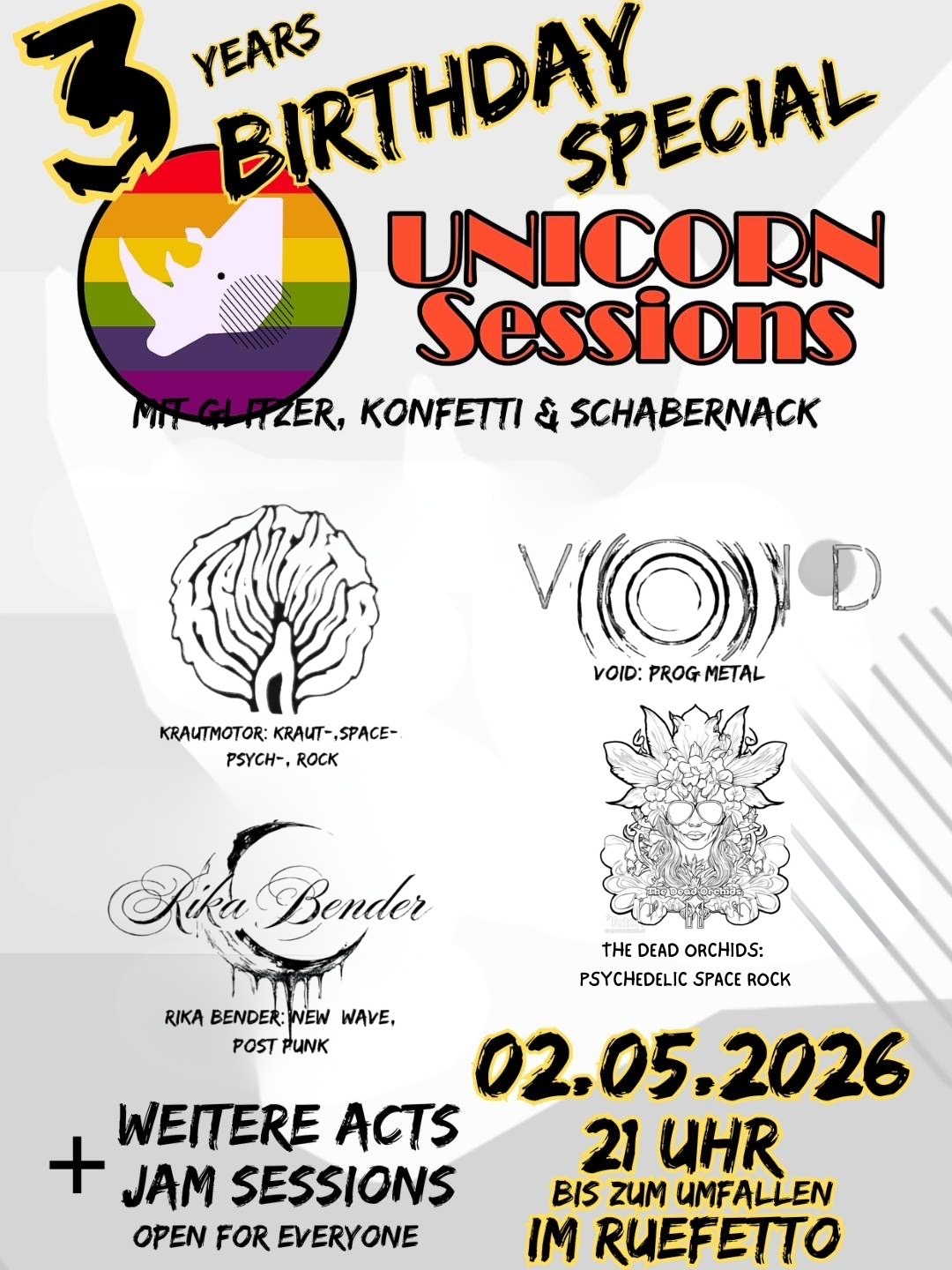 Unicorn sessions birthday 