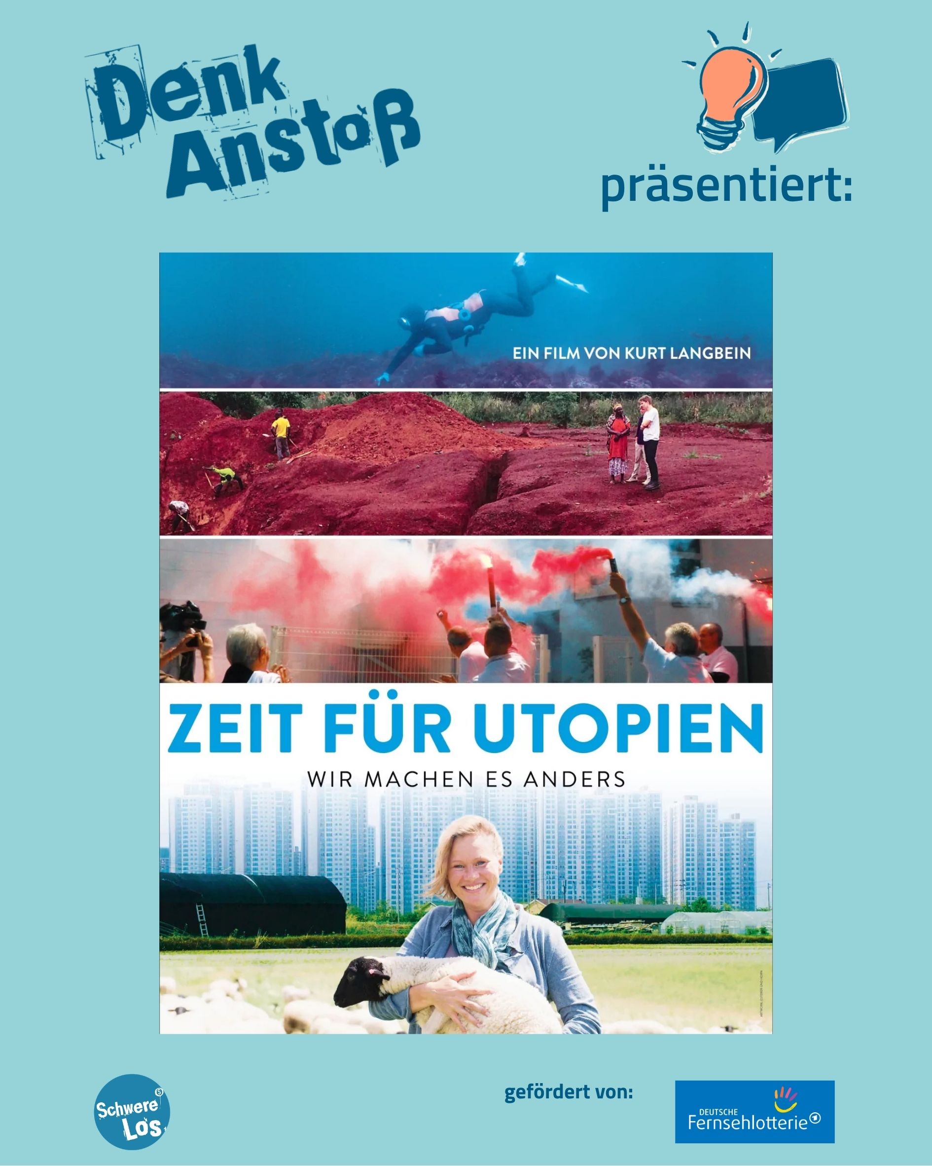 Plakat Zeit für Utopien