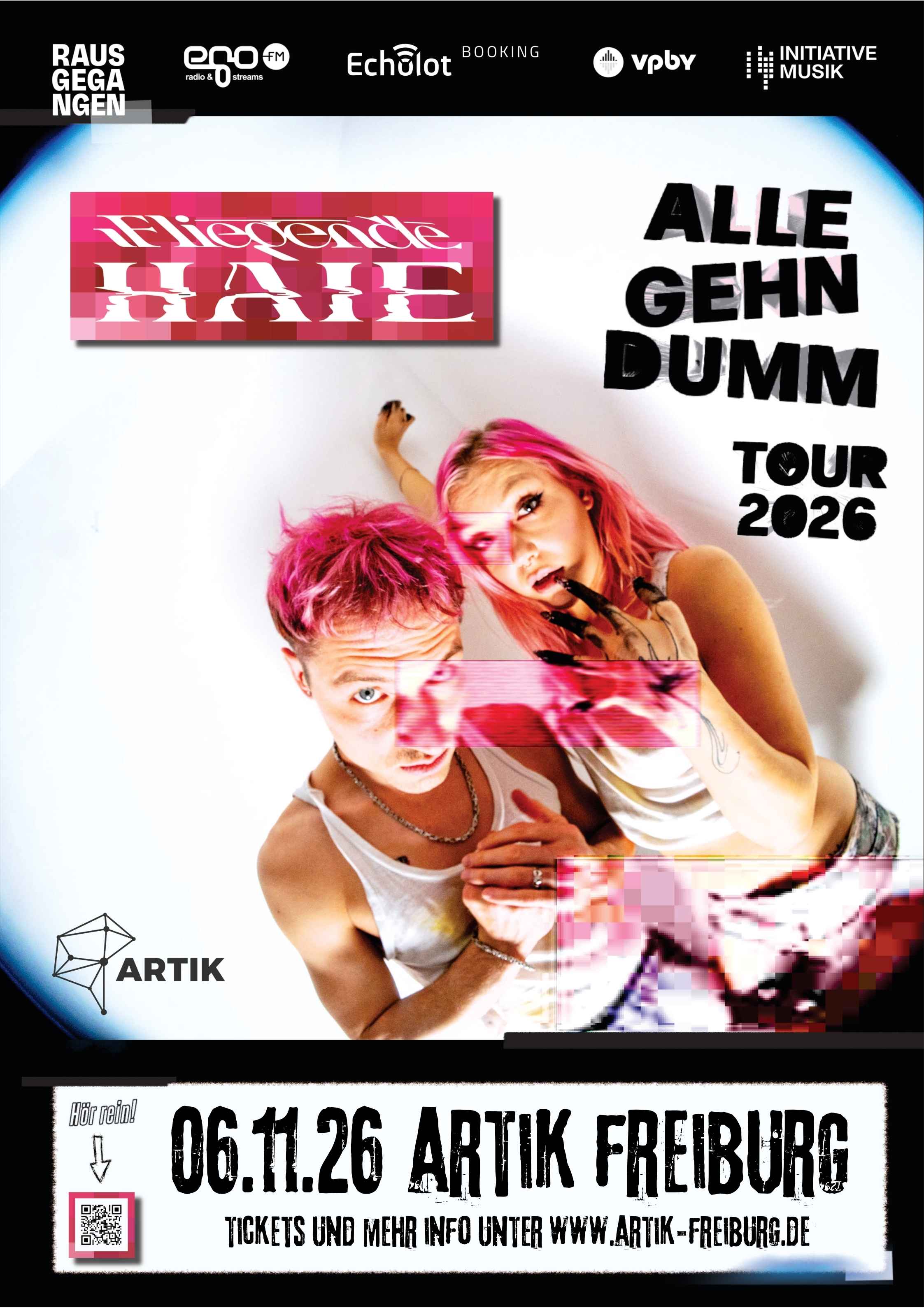 Plakat Fliegende Haie