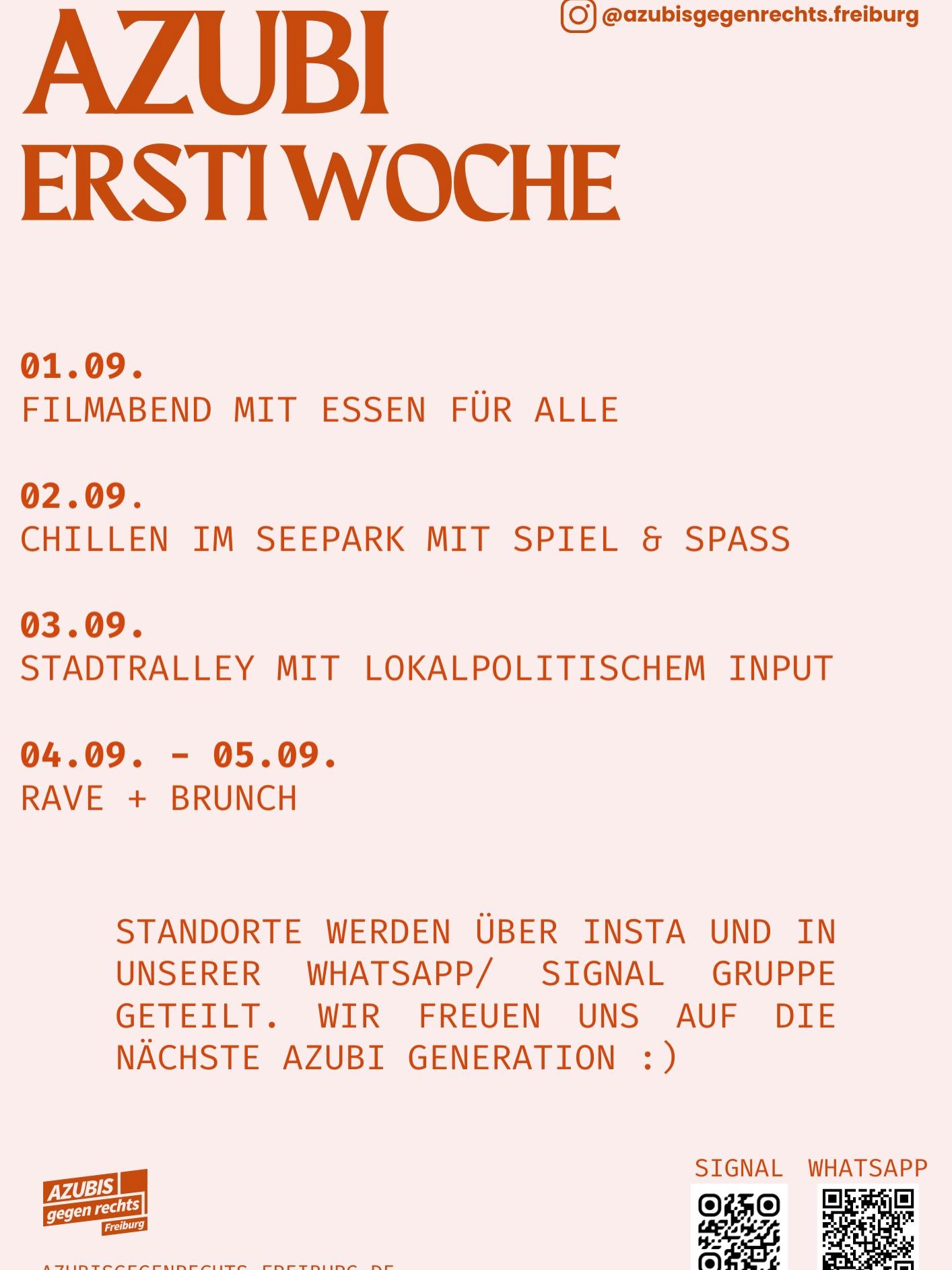 Programm nochmal als Flyer