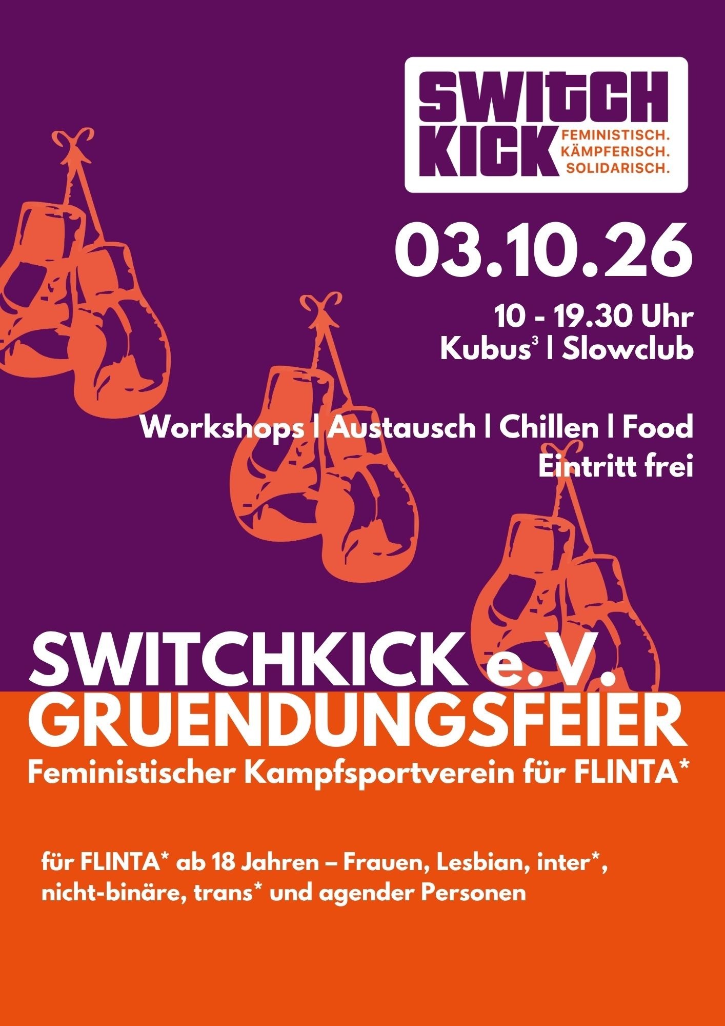 SWITCHKICK E.V. GRÜNDUNGSFEIER