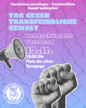 Tag gegen transfeindliche Gewalt