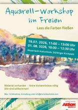 Plakat Aquarellmalen