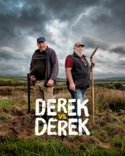 Das Poster zum Film: Zwei Farmer stehen Rücken an Rücken auf einem Feld, zwischen ihnen ist am Himmel im Hintergrund ein Blitz zu sehen